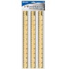 Rulers 3pc Natural Wood-wholesale