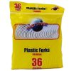 Cutlery Forks 36ct White Hvy Duty-wholesale