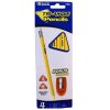 Pencils Triangle Shape 4pk W-Sharperner-wholesale