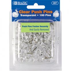 Push Pins 100ct Clear