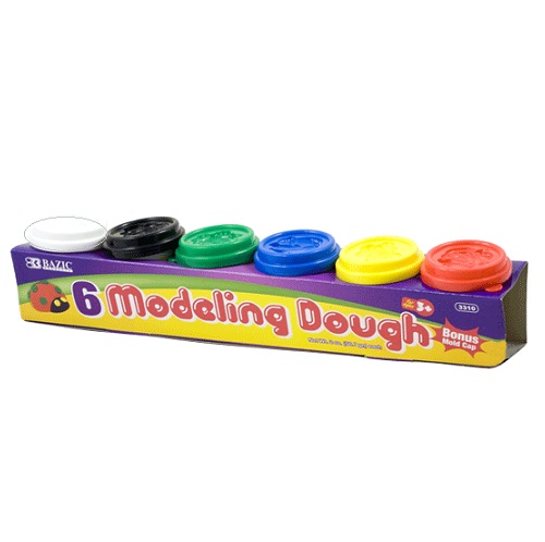 Modeling Dough 6pc Asst Clrs-wholesale Modeling Dough 6pc Asst Clrs-wholesale