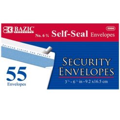Security Envelopes 55ct 6 ¾ Peel & Seal-wholesale