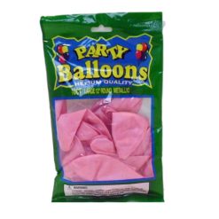 Balloons 10ct 12in Metallic Pink-wholesale