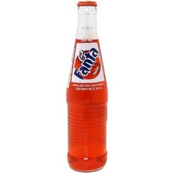 Fanta Soda 355ml Strawberry Glass-wholesale