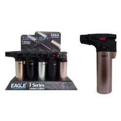 E.T Torch Gun Lighter Asst Metallic Clrs-wholesale