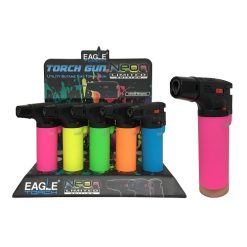 E.T Torch Gun Lighter Asst Neon Clrs-wholesale