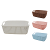 Storage Basket 12X8½X4½ Asst Clrs-wholesale