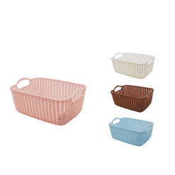 Storage Basket 6½X5X3½ Asst Clrs-wholesale