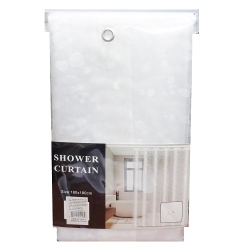 Shower Curtain 180 X 180 Clear W-Design-wholesale Shower Curtain 180 X 180 Clear W-Design-wholesale