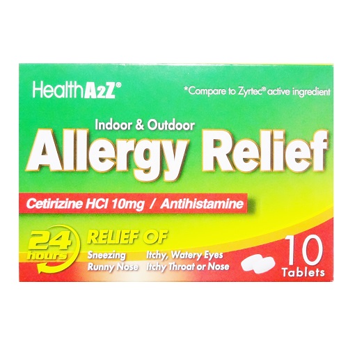 Health A2z Allergy Relief 10mg 10ct-wholesale Health A2z Allergy Relief 10mg 10ct-wholesale