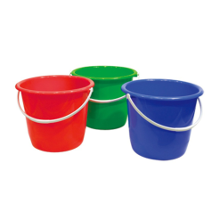 Plastic Pail W-Handle 3 Gl Asst Clrs-wholesale