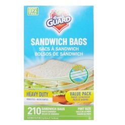 Fresh Guard Sandwich Bags 210ct-wholesale