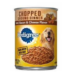 Pedigree 13.2oz Chopped Beef Bacon & Che-wholesale