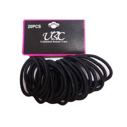 Hair Elastic Ties 20pk Black-wholesale