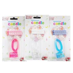 Birthday Candles #0 4pc LED Asst Clrs-wholesale