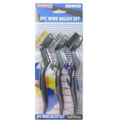 Wire Brush Set 3pk 6½in-wholesale