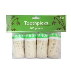 Toothpicks Bamboo 4ct 600pc-wholesale