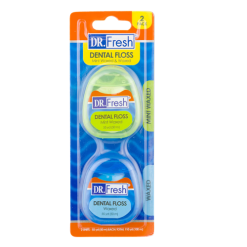 Dr. Fresh Dental Floss 2pc Mint-wholesale