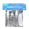 Travel Bottle Set 4pc 3.38oz-wholesale