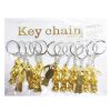 Key Chain Metal Gold Figure-wholesale