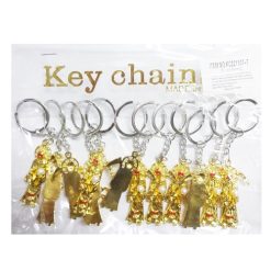 Key Chain Metal Gold Figure-wholesale