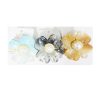 Hair Clips 1pk Flower Asst Clrs-wholesale