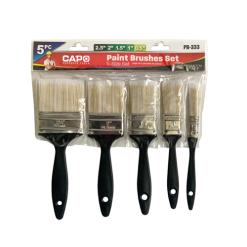Paint Brushes 5pk Asst Size-wholesale