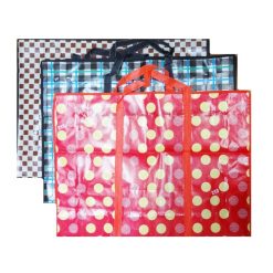 Shopping Bags W-Zipper XL Asst Design-wholesale