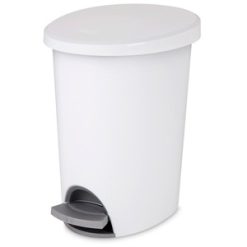 Sterilite Basket Wht Ultra Step On 2.6 G-wholesale
