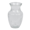Vase Glass Spiral 8in Clear-wholesale