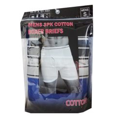 Mens Boxer Briefs 3pk Smll Asst Clrs-wholesale