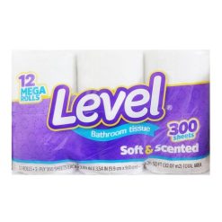 Level Bath Tissue 12pk 300ct Purple-wholesale