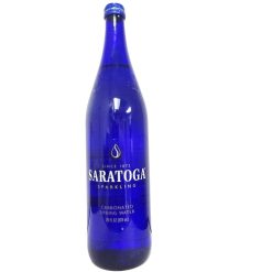 Saratoga Sparkling Water 28oz Glass-wholesale