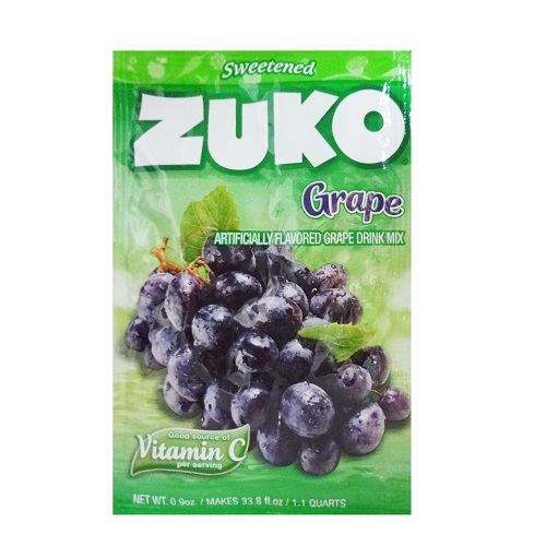 Zuko Powder Drink Mix Grape 0.9oz-wholesale Zuko Powder Drink Mix Grape 0.9oz-wholesale
