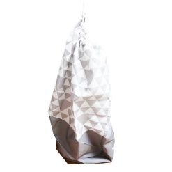 Laundry Bag Heavy Duty White & Gray-wholesale