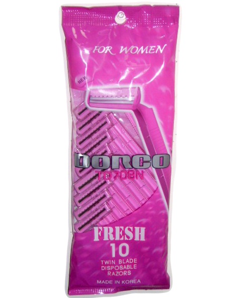 Dorco Razors 10pk Pink Fresh Twin Bla-wholesale Dorco Razors 10pk Pink Fresh Twin Bla-wholesale