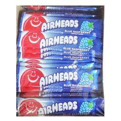 Airheads Chewy Candy 0.55oz Blue Raspber-wholesale