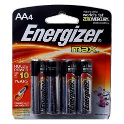 Energizer Max Batteries AA 4pk