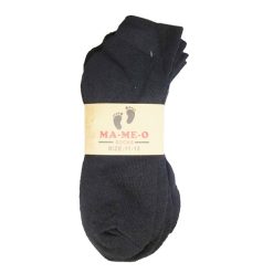Men Socks Low Top 4pk 11-13 Black-wholesale