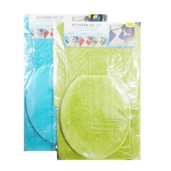 H & B Bathroom Mat 3pc Asst Designs-wholesale