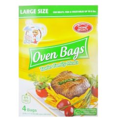 H.S Oven Bags 4ct 16in X 17 ½ W-Display-wholesale