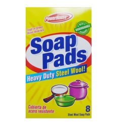P.H Soap Pads 8ct Steel Wool HD-wholesale