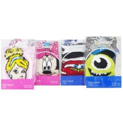 Kids Socks 1pk 5-6½ Disney Asst-wholesale