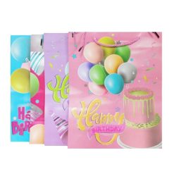Gift Bags Happy Birthday MD Asst-wholesale