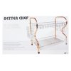 B.C Dish Drainer Rack 16in Chrome-wholesale