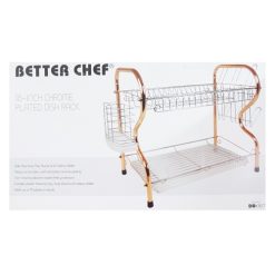 B.C Dish Drainer Rack 16in Chrome-wholesale
