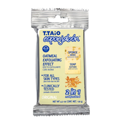 T.Taio Esponjabon Oatmeal 4.2oz 2 In 1-wholesale