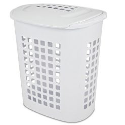 Sterilite Laundry Hamper Wht Rectangular-wholesale