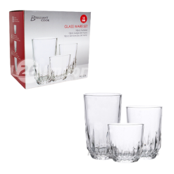 Tumblers Glass Set 18pc-wholesale