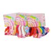 Hair Elastic Ties 6pc Asst Clrs-wholesale